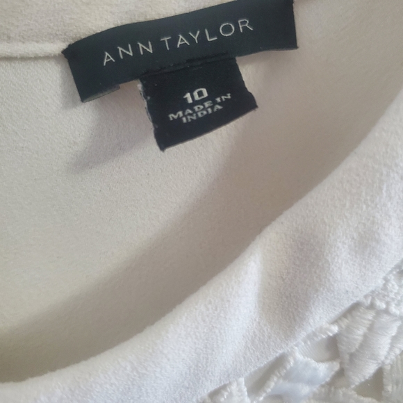 Ann Taylor Flutter Sleeve Blouse - Picture 7 of 7